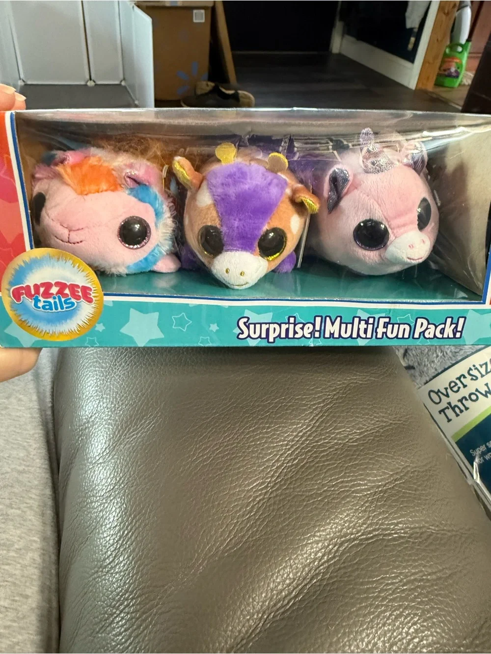 FuzzeeTails Surprise Multi-Fun Pack - Pink & Purple Plush Small Pets